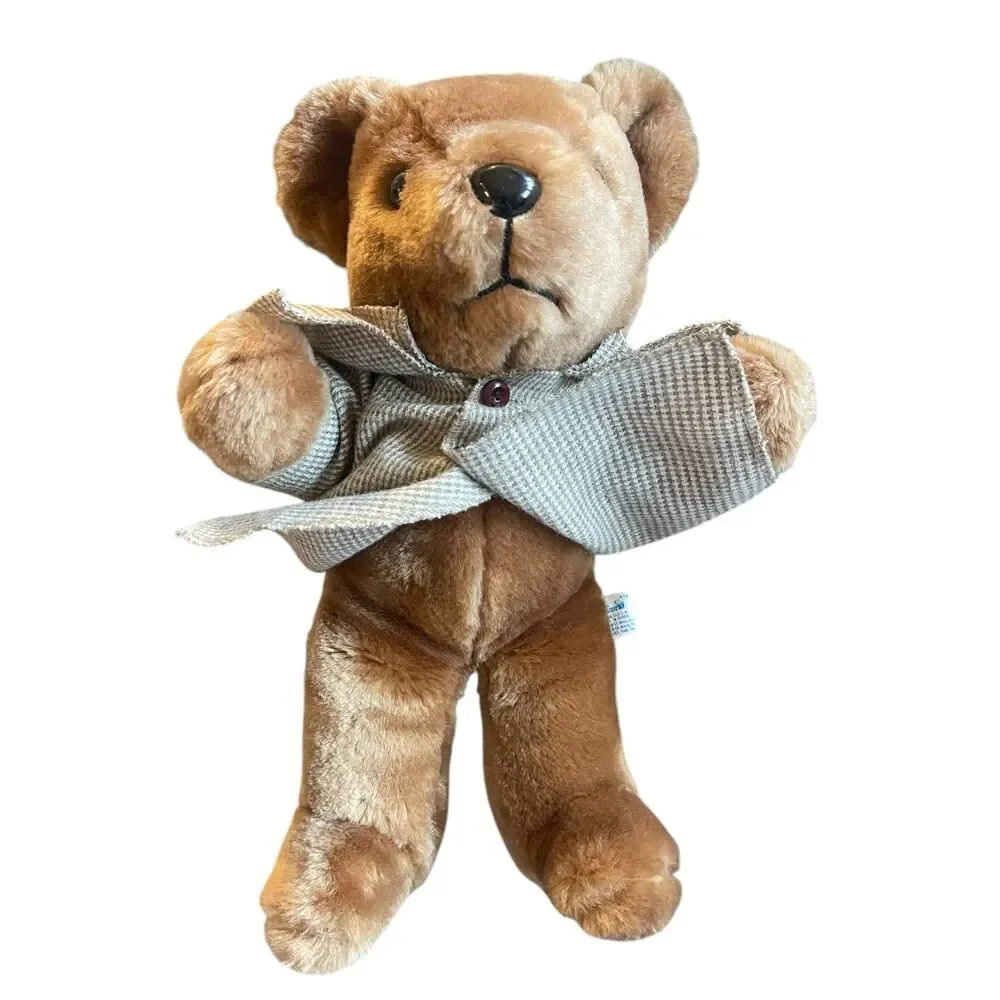 Vintage 1983 Trudy Teddy Bear Sherlock Holmes (no hat or magnifying glass)
